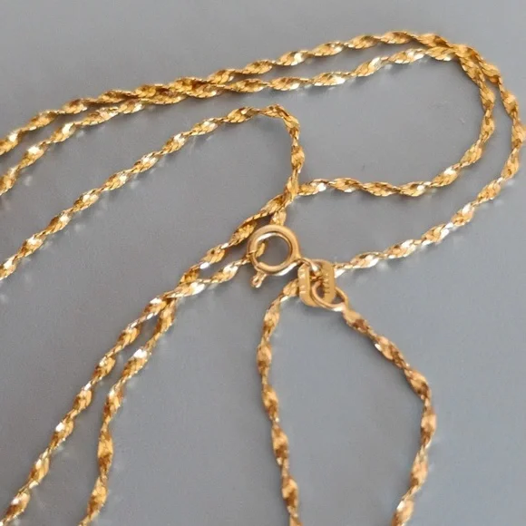 Flash Sale!14 K yellow gold necklace - Picture 11 of 12